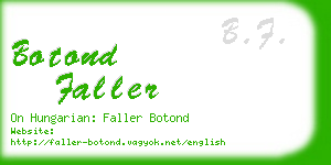 botond faller business card